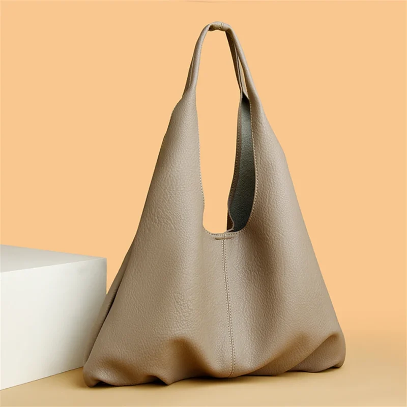 Luxury Designer Large Capacity Solid Color Casual Shopping Totes - Image 10