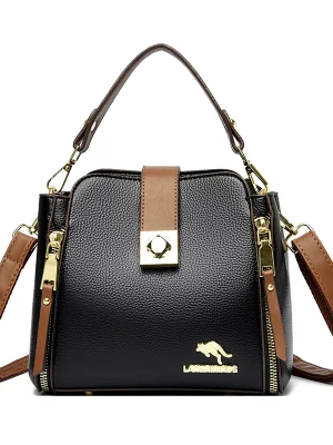 Luxury Cowhide High Capacity Handbag