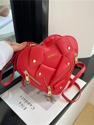 Luxury Heart Shape Shoulder Bags