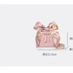 Eco Cute Mini Quilted Square Bag With Silk Scarf - Image 4