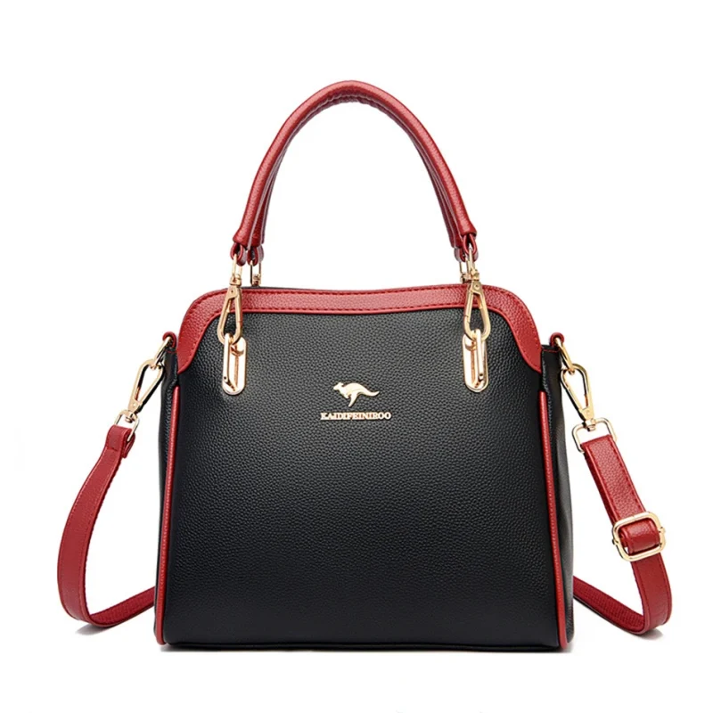 Luxury Woman Designer  High Quality Leather Female Shoulder Crossbody - Image 11