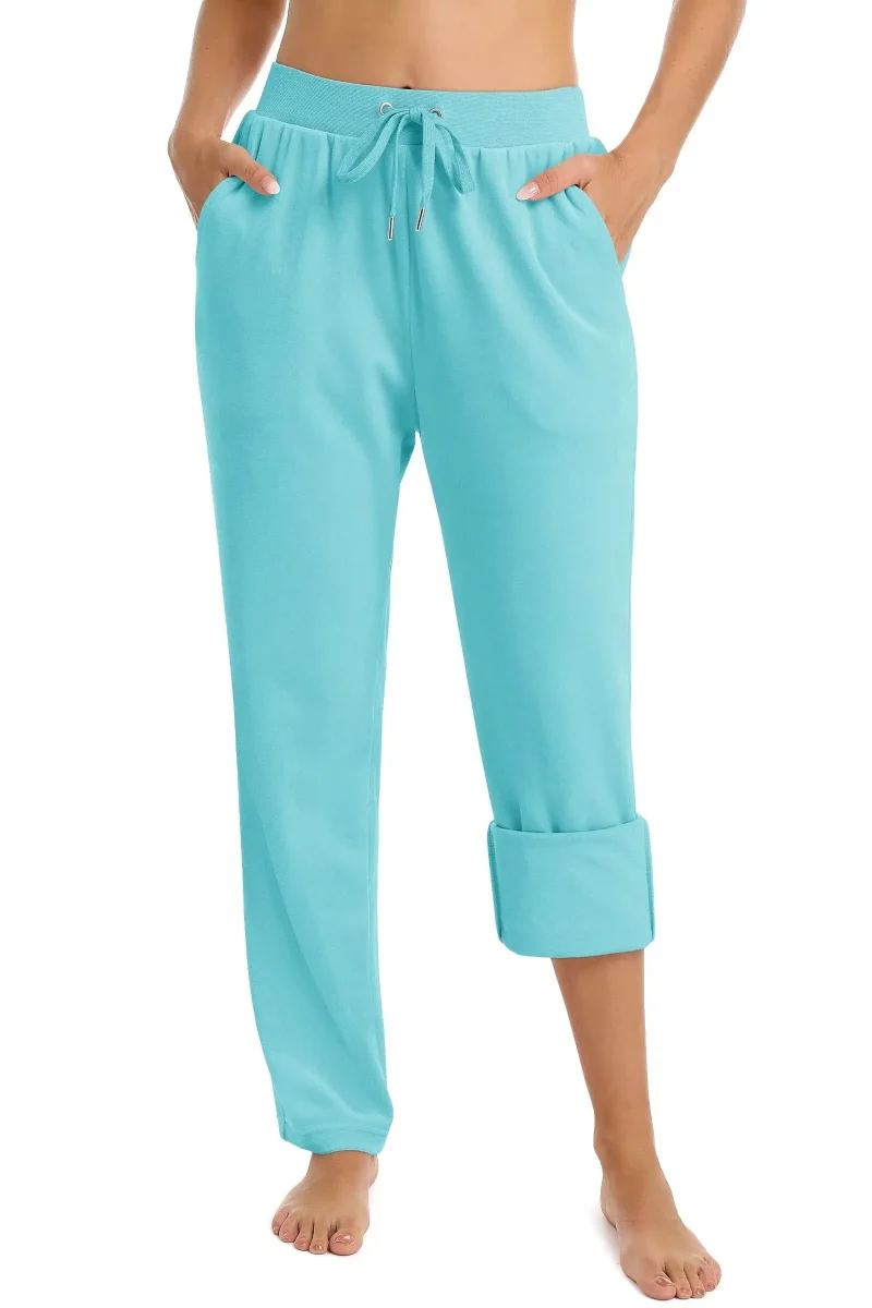 Eco Fleece Elastic Waist Pajama Long Pants - Image 3