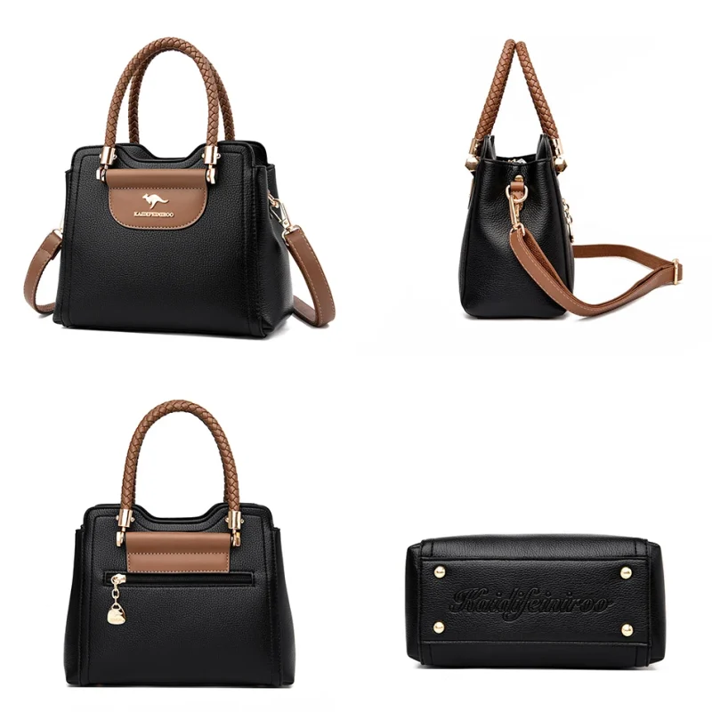 Premium Quality Luxury Design Ethical Leather Crossbody Bag - Image 3