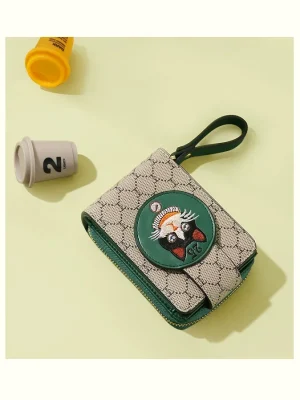 Kawaii Cartoon Cat Graphic Wallet