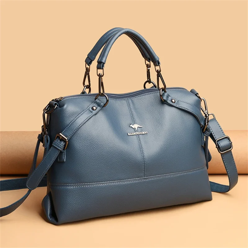 Casual Tote High Quality Leather Crossbody Bags - Image 10