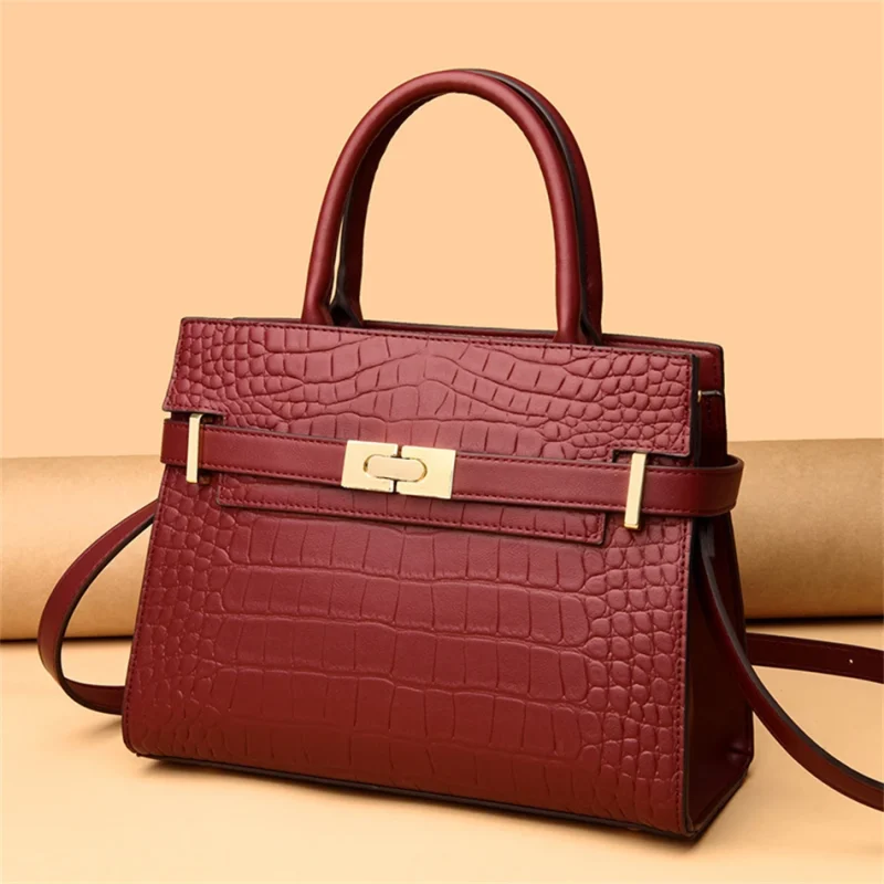 New Fashion Pu Leather High Quality Shoulder Messenger Bags for Women Designer Brand Totes Croosbody Bags Handbags and Purses - Image 11