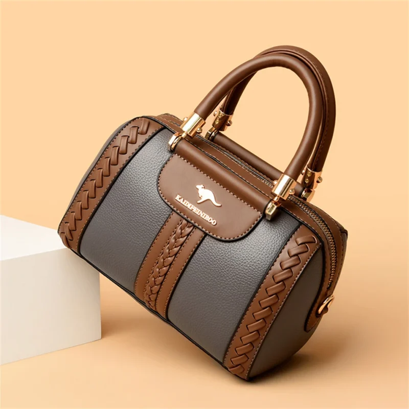 High Quality Leather Women Luxury Designer Shoulder Crossbody Bag - Image 13