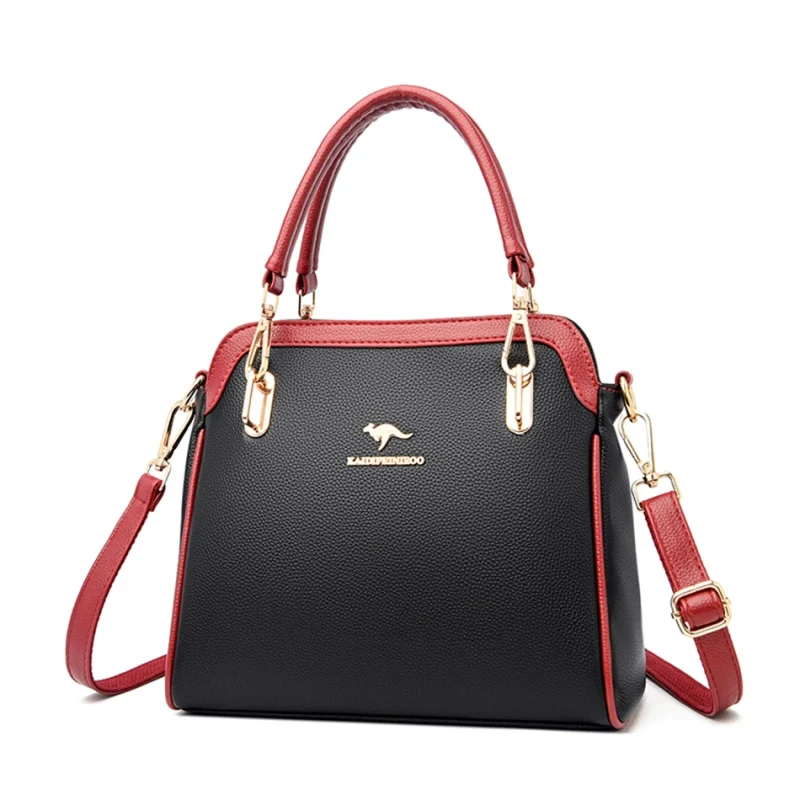 Luxury Woman Designer  High Quality Leather Female Shoulder Crossbody - Image 12