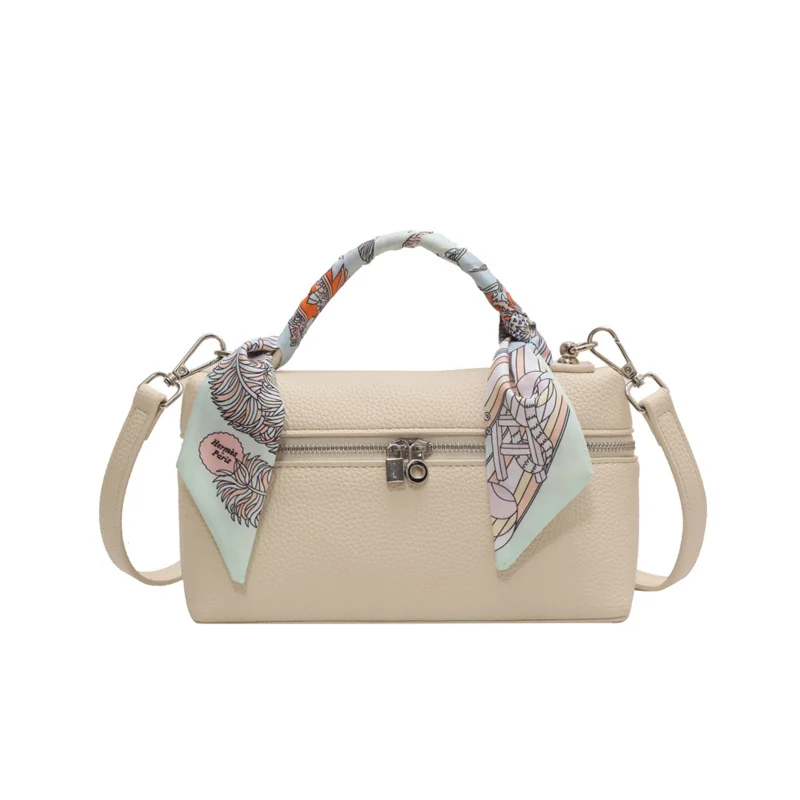 Genuine Leather Luxury Box Bag - Image 8