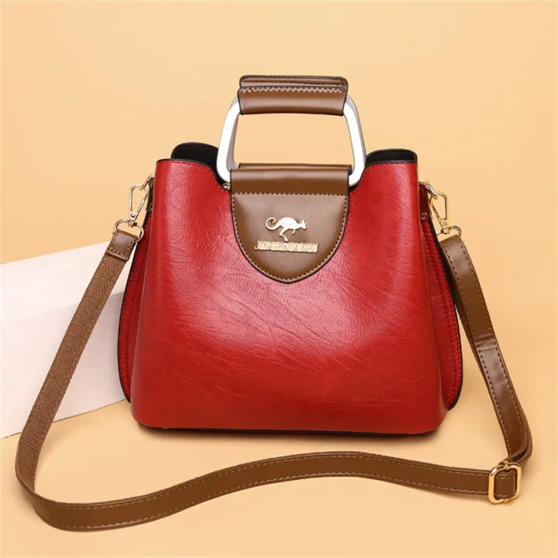 Luxury Design Chic Eco Leather Crossbody Bag - Image 9