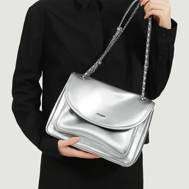 Leather Large Capacity Messenger Bag