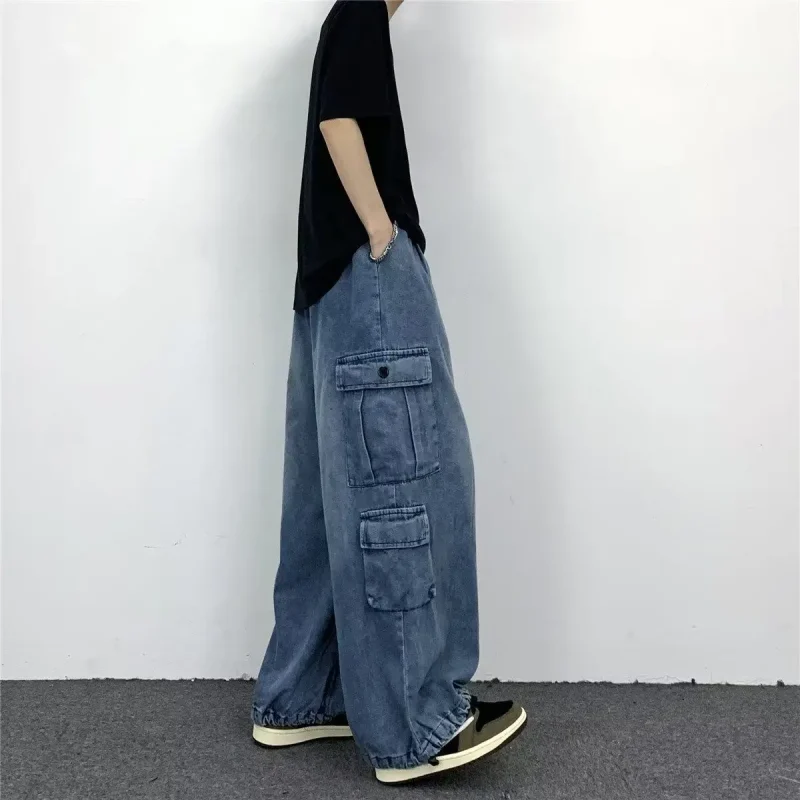 American Pocket Hip Hop Street Cargo Casual Pants - Image 7
