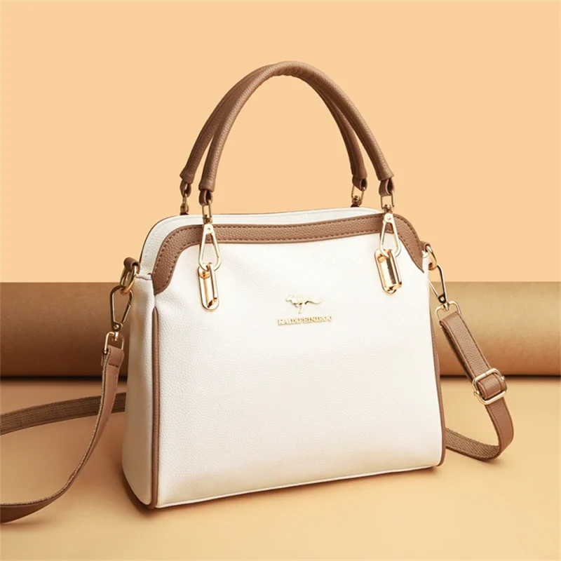 Luxury Woman Designer  High Quality Leather Female Shoulder Crossbody - Image 9