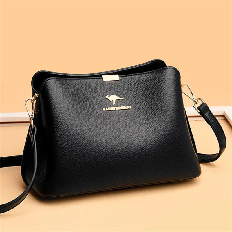 Luxury Designer  Eco Leather Women's Crossbody Bag - Image 11