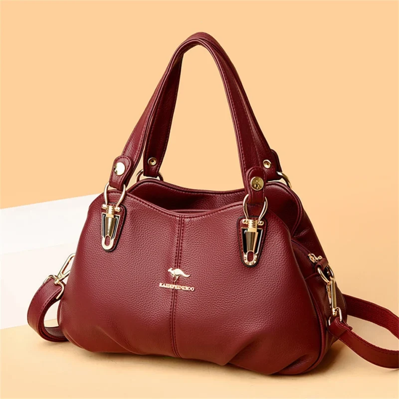 High Quality Eco Luxe Soft Leather Crossbody Bag" - Image 11