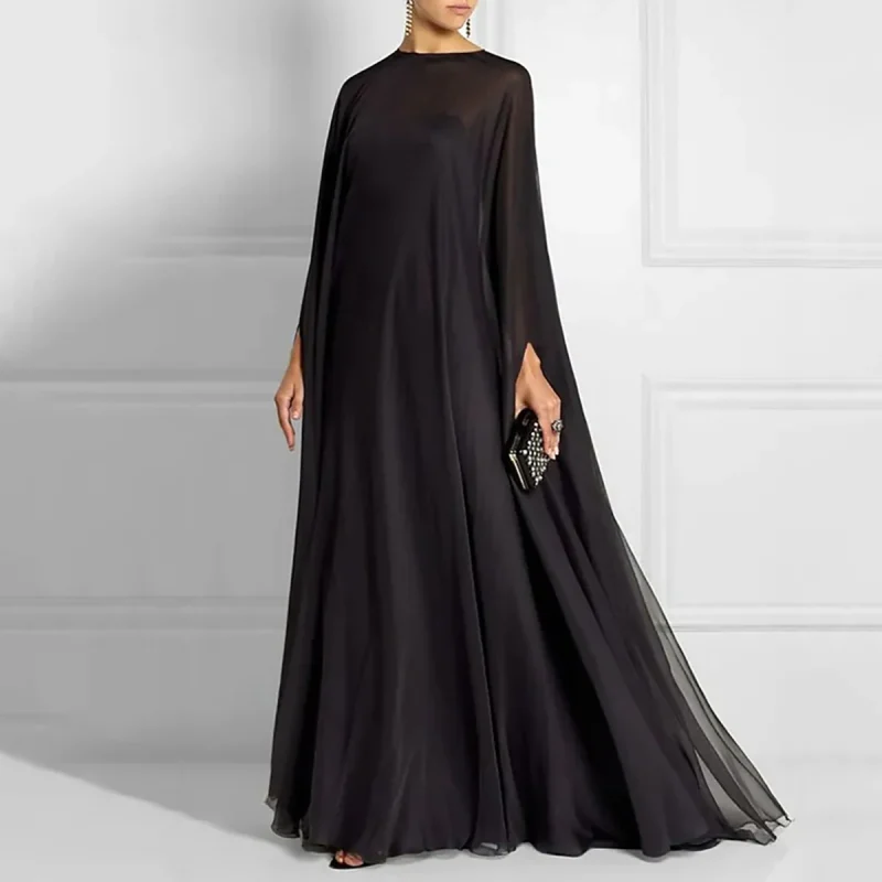 Two Pieces Inner Slip Dress+See Through Outer Maxi Dress - Image 8