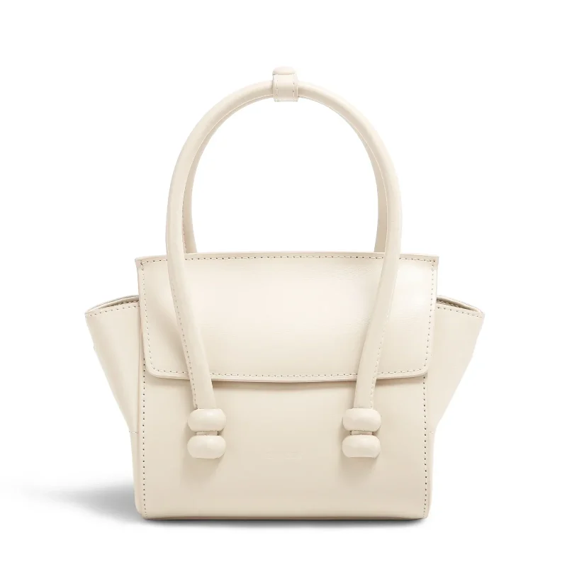 Genuine Leather Large Capacity Scalable Handbag - Image 9