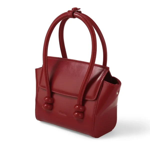 Genuine Leather Large Capacity Scalable Handbag - Image 8