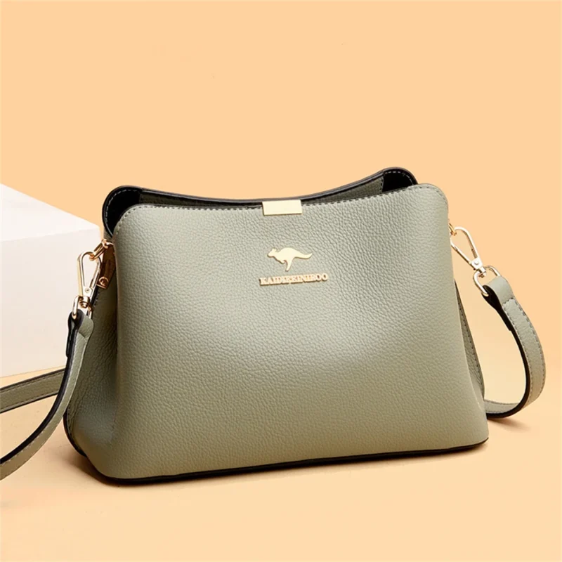 Luxury Designer  Eco Leather Women's Crossbody Bag - Image 12