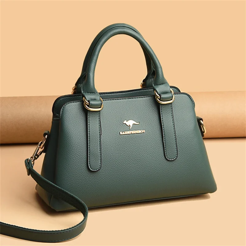 Leisure High Quality  Luxury Designer PU Leather Shoulder Bags - Image 13
