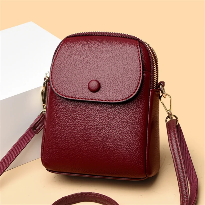 High Quality Soft Leather Shoulder Crossbody Bags - Image 11