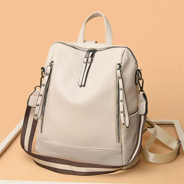 Premium Quality Ethical PU Leather Backpack - Teens Girls - Image 5