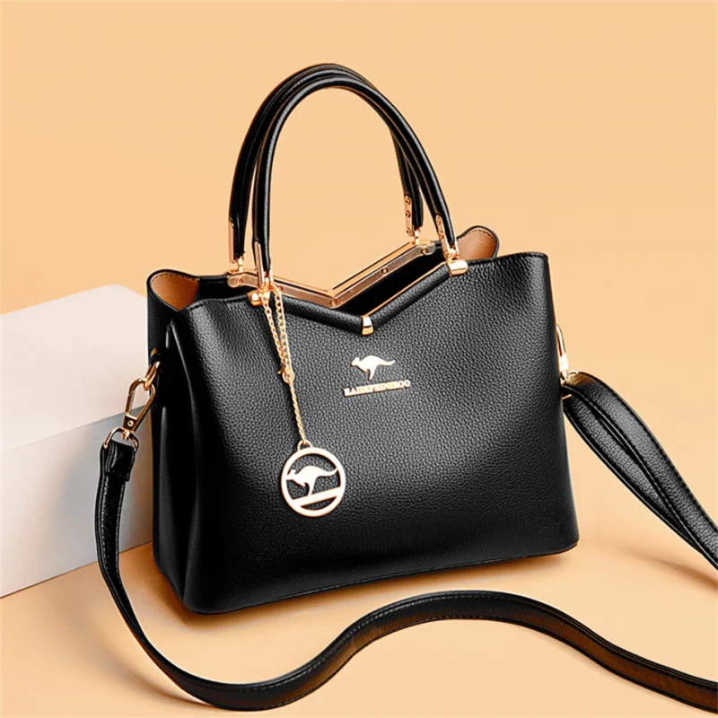 High Quality Luxury High-capacity Handbags Purses 3 Layers Women Tote Bag - Image 9
