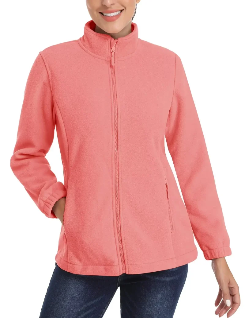 Eco Zipper Pocket Green Windbreaker Jacket - Image 2