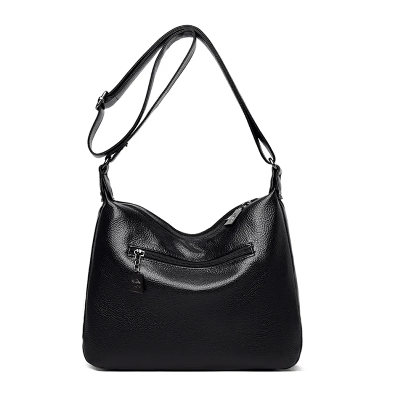 Designer Quality Luxury Ethical Leather Multi Pocket Bag - Image 10