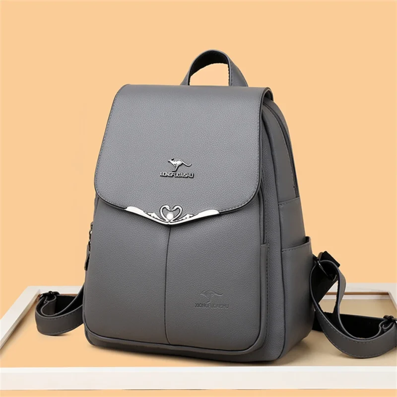 Luxury Women Chic Eco-Friendly Backpack: Women's PU Leather - Image 15