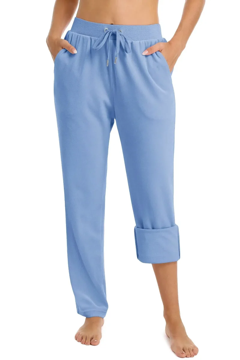 Eco Fleece Elastic Waist Pajama Long Pants - Image 6