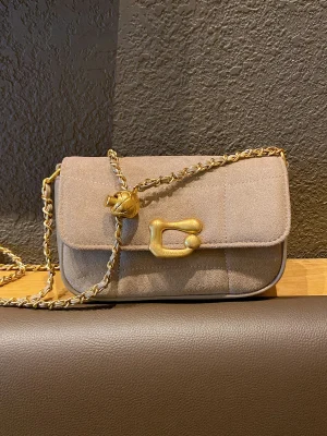 Stylish Chain Crossbody Retro Suede Shoulder Bag