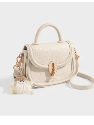 Trendy Saddle Flap PU Crossbody Bag