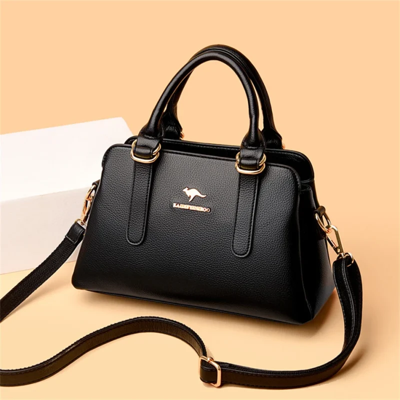 Leisure High Quality  Luxury Designer PU Leather Shoulder Bags - Image 11