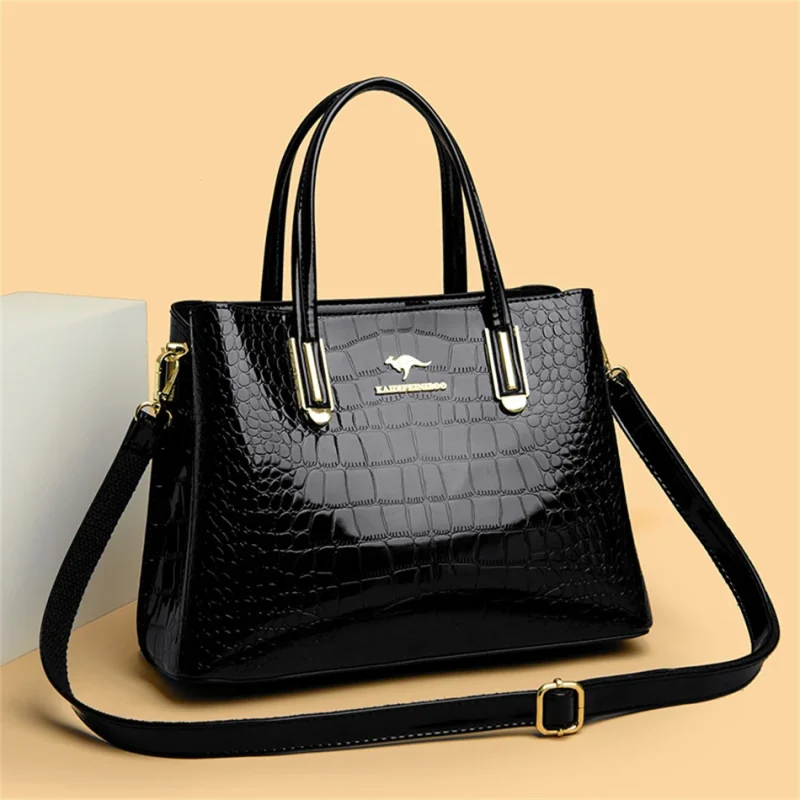 Luxury Crocodile Pattern Shoulder Messenger Bags - Image 9