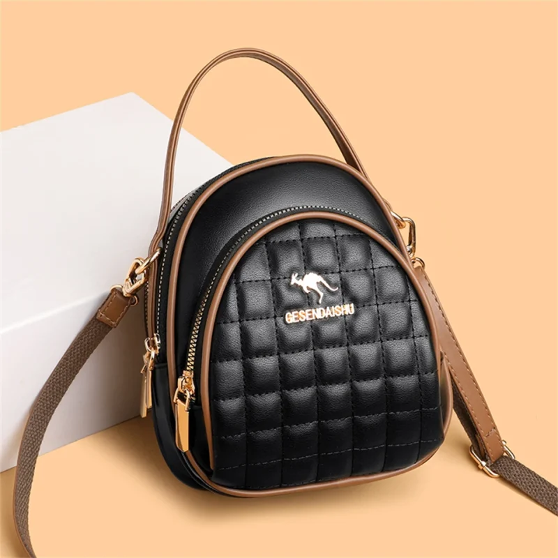 Elegant Soft Leather  Designer Crossbody Bag - Image 7