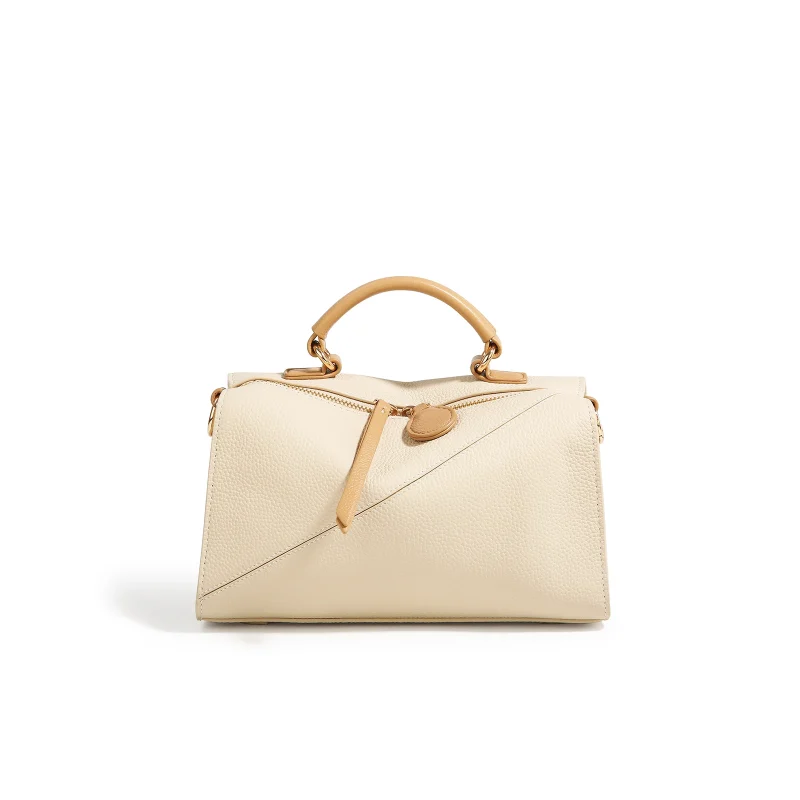 Genuine leather luxury Boston bag - Image 6