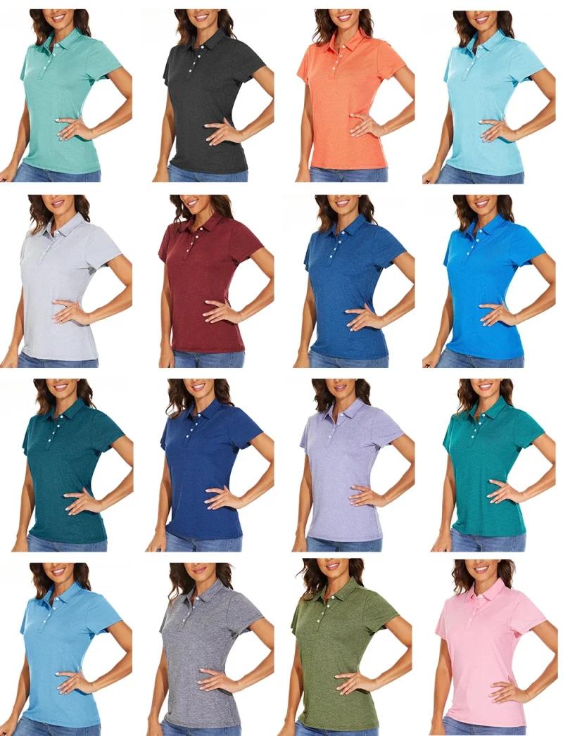Eco Golf Polo Breathable Lightweight Sports T-shirts - Image 6
