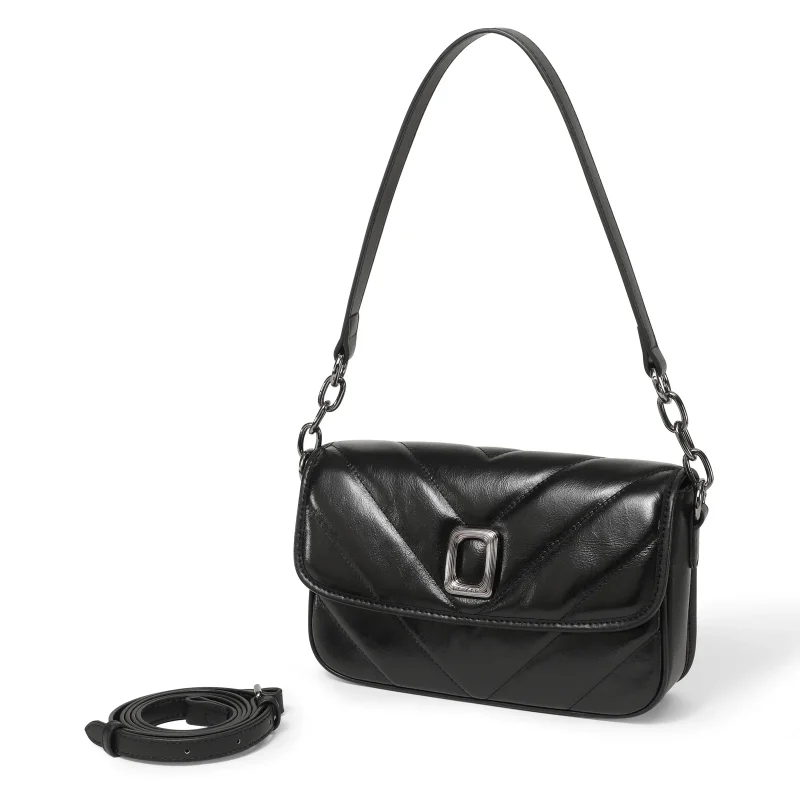 Simple Classic Square Flap Underarm Bag - Image 3