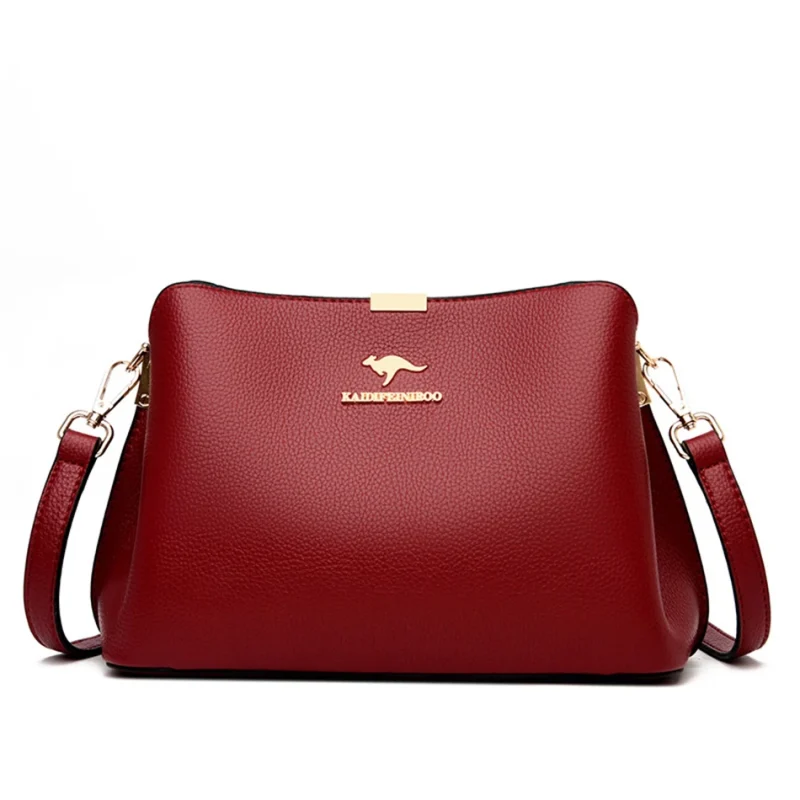 Luxury Designer  Eco Leather Women's Crossbody Bag - Image 2