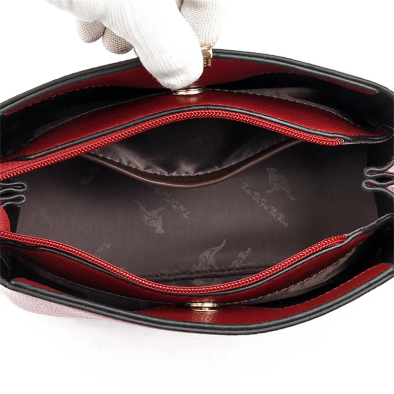 Luxury Designer  Eco Leather Women's Crossbody Bag - Image 6