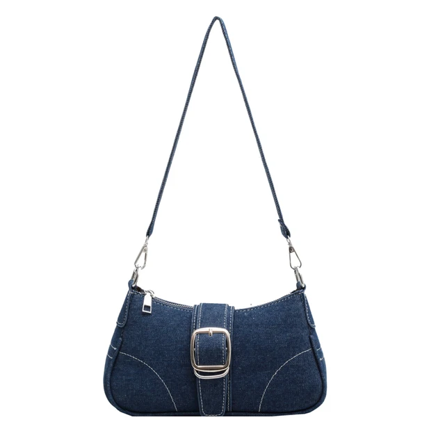 Blue shoulder bag