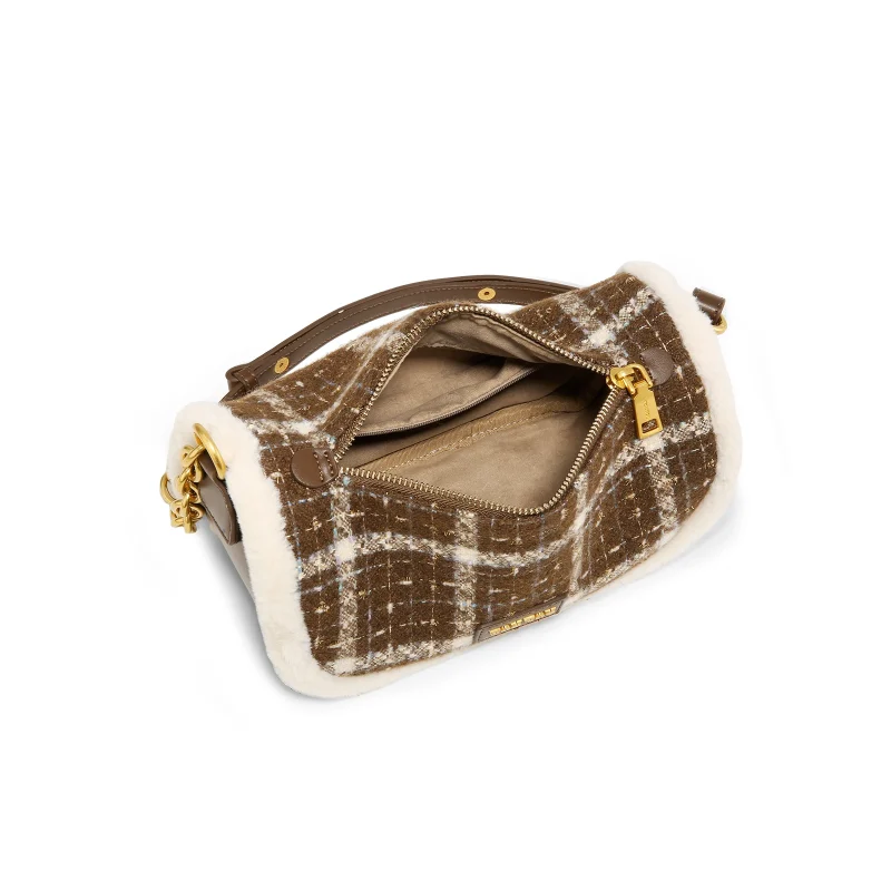 High Quality Eco Print Shoulder Crescent Bag - Image 7