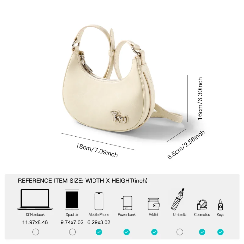 Luxury Original Design Crescent Bag - Image 3