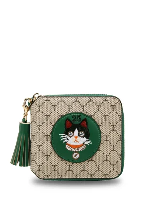 Cute Cartoon Cat Pattern Vintage Design Purse