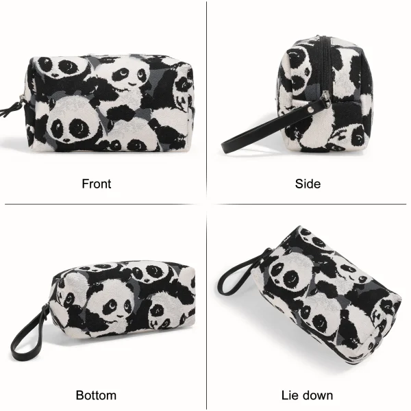 ECO Cute Panda Pattern Cosmetic Ba - Image 3