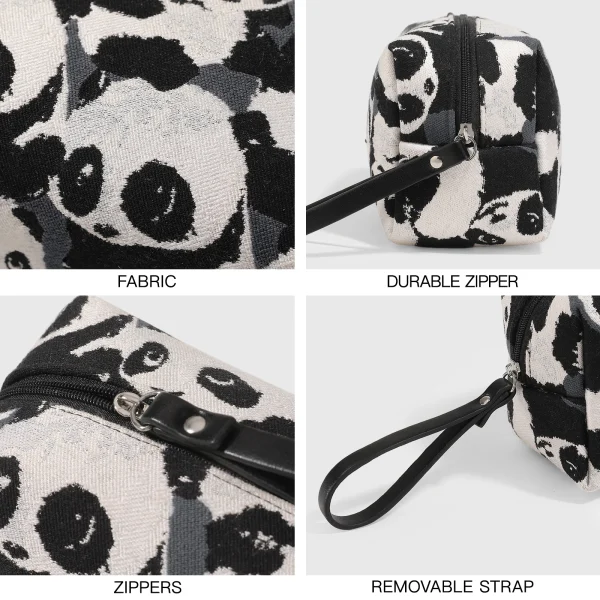 ECO Cute Panda Pattern Cosmetic Ba - Image 5