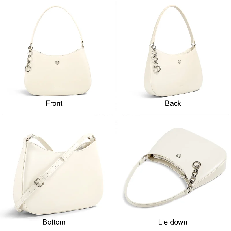 Luxury Chain Decoration Crescent Bag - Image 3