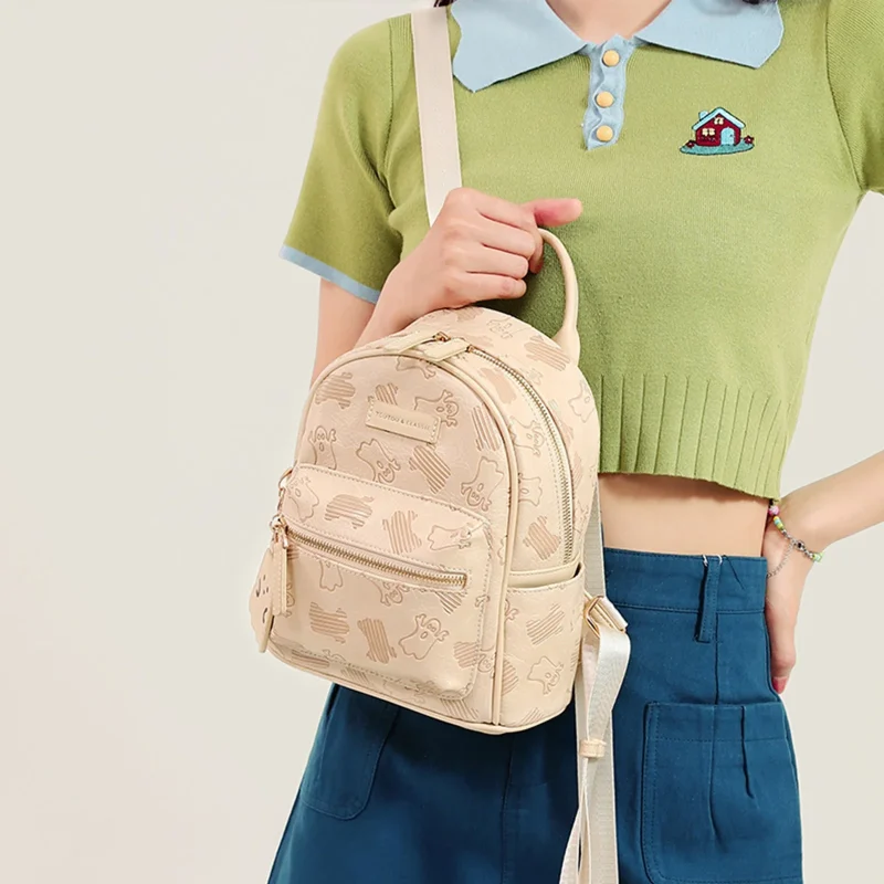 High-Quality Halloween Ghost Embossed Backpack - Image 3