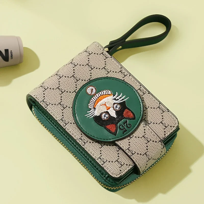 Kawaii Cartoon Cat Graphic Wallet - Image 2